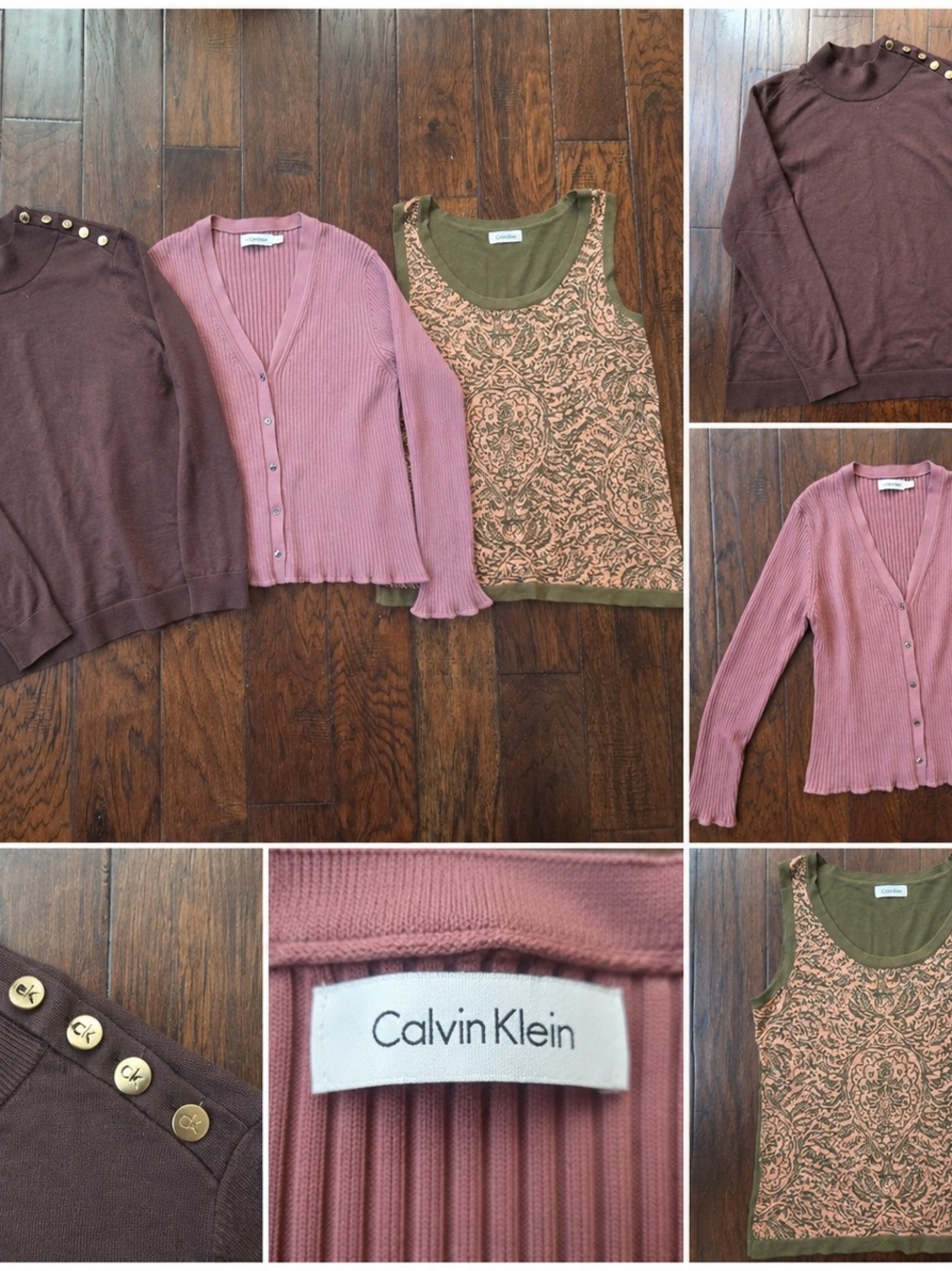 Calvin Klein Women’s Tops Bundle Size L – Like New / NWOT